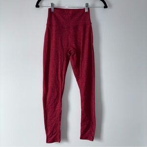 Ptula Red High-Waisted Leggings